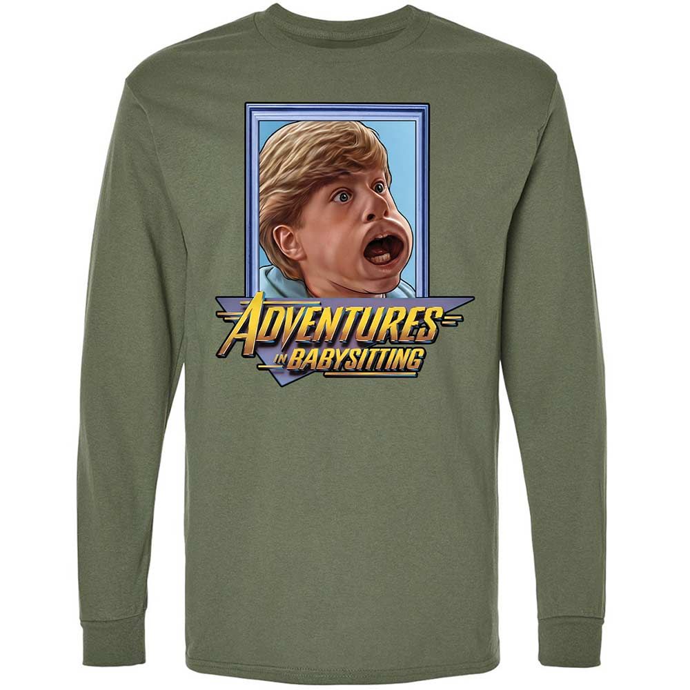 Long Sleeve T-Shirt - SNKEVU59 - Military Green - 9