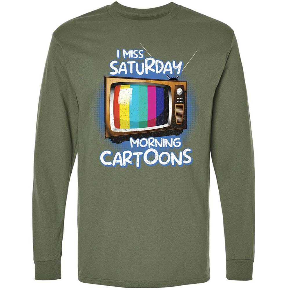 Long Sleeve T-Shirt - RJXH7C78 - Military Green - 9