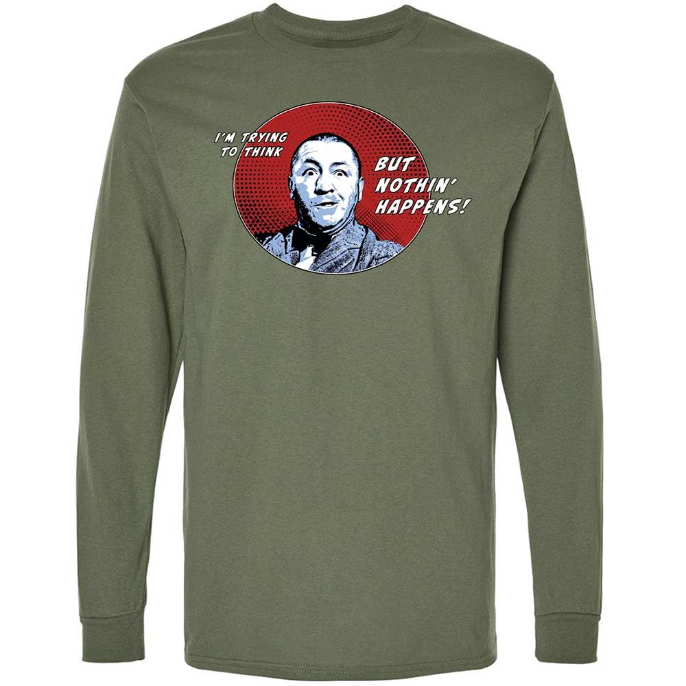 Long Sleeve T-Shirt - EGWHDEAH - Military Green - 9