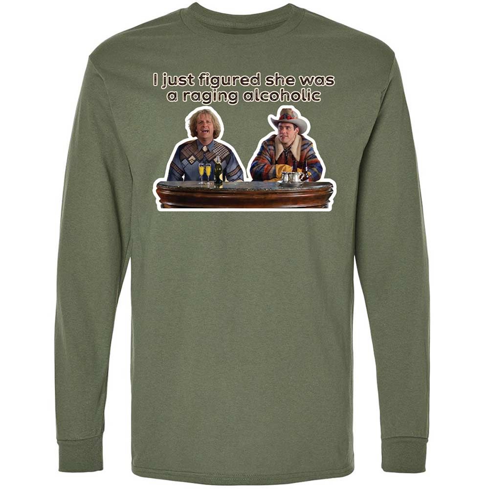 Long Sleeve T-Shirt - 5WN8ELDR - Military Green - 9
