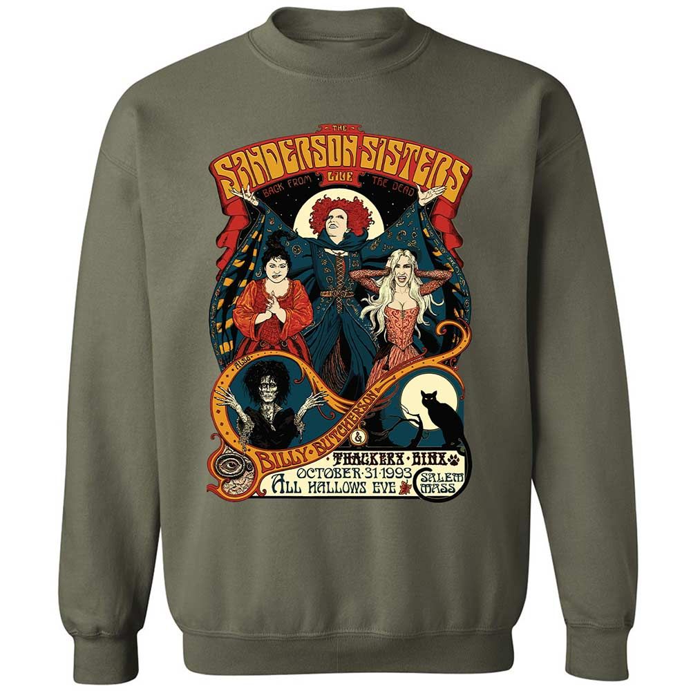 Classic Unisex Sweatshirt - HSA9SVJH - Military Green - 9