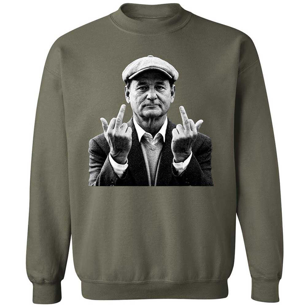 Bill Murray Middle Finger - Military Green - 9