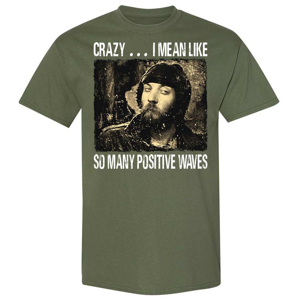 Many positive waves - Military Green - 9