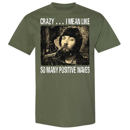 Many positive waves - Military Green - 9