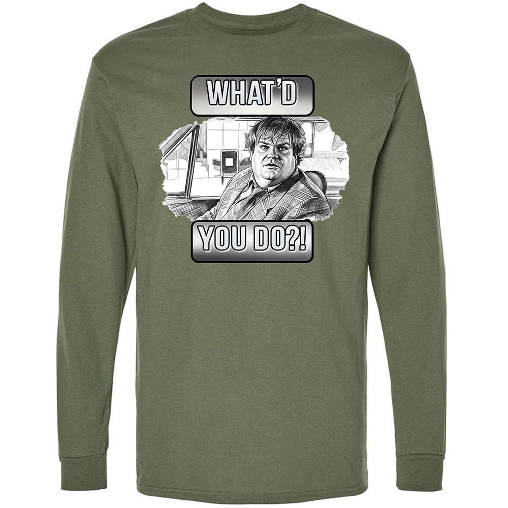 Long Sleeve T-Shirt - LAK42LZW - Military Green - 9