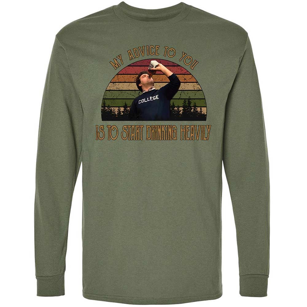 Long Sleeve T-Shirt - XPHL8S83 - Military Green - 9