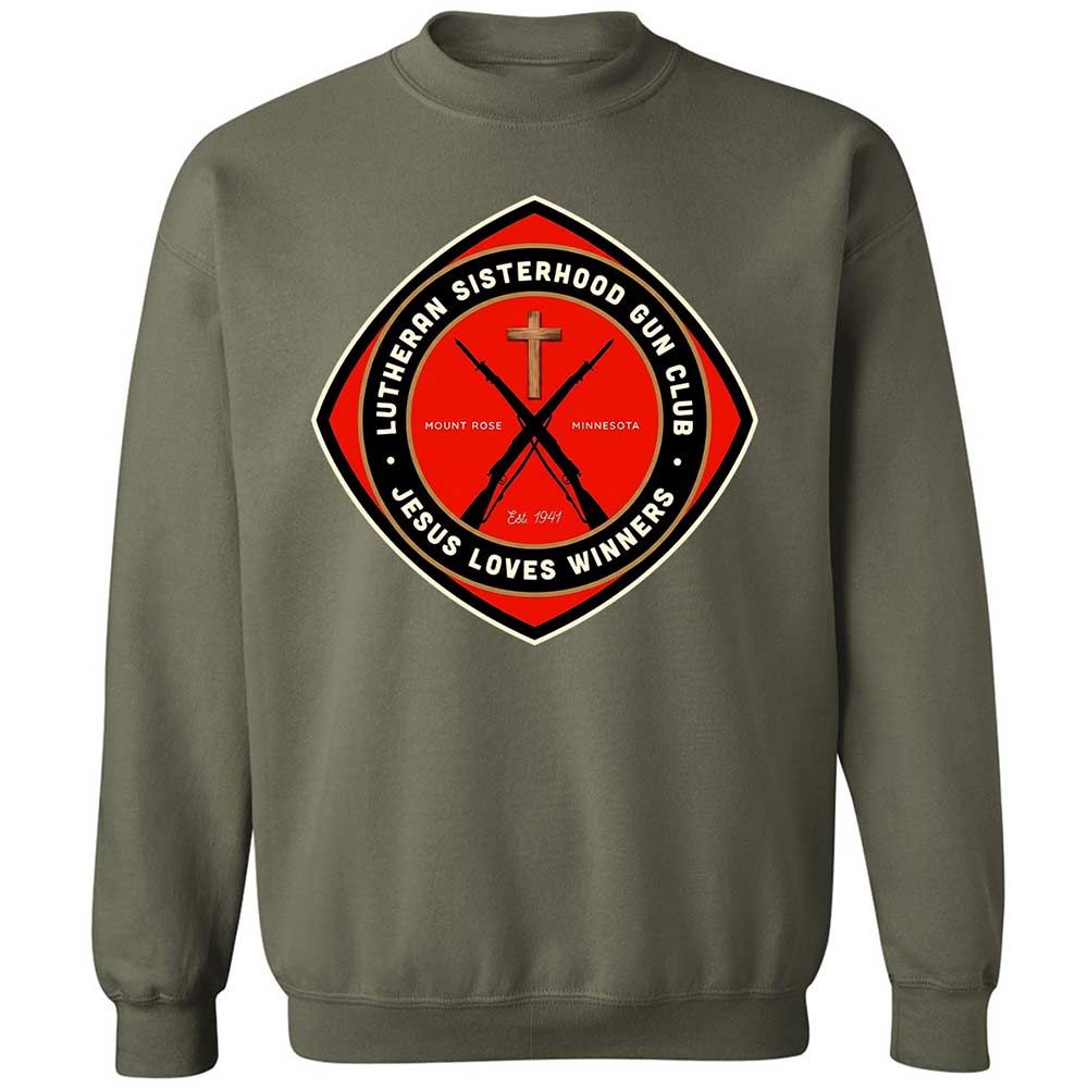 Lutheran Sisterhood Gun Club - Military Green - 9