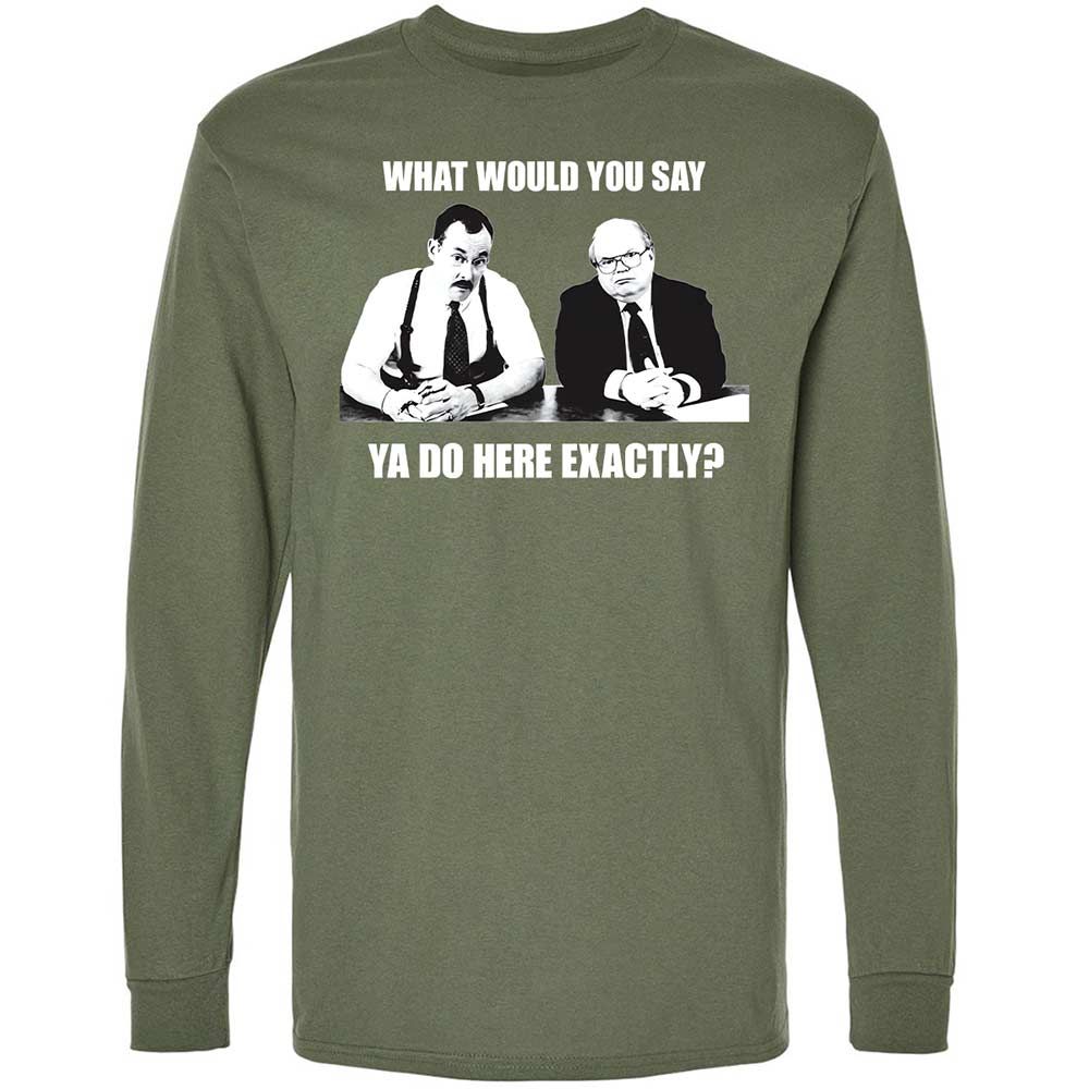 Long Sleeve T-Shirt - RLVL3X9J - Military Green - 9