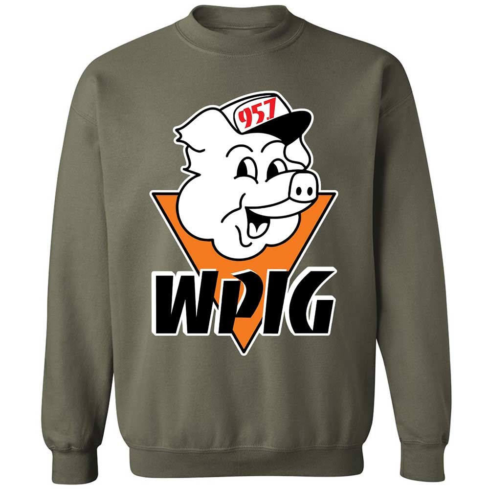 Wpig 95.7 Radio Station - Military Green - 9