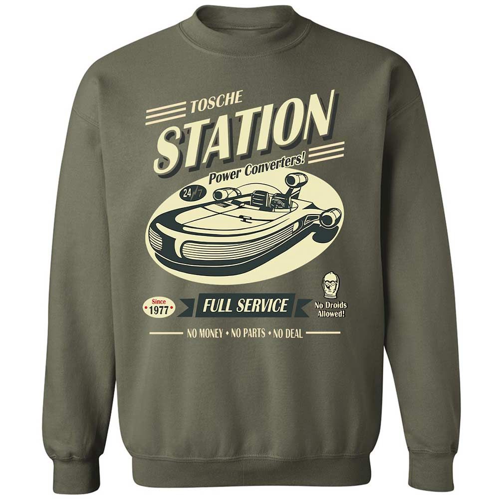 Classic Unisex Sweatshirt - L1VZXPQD - Military Green - 9