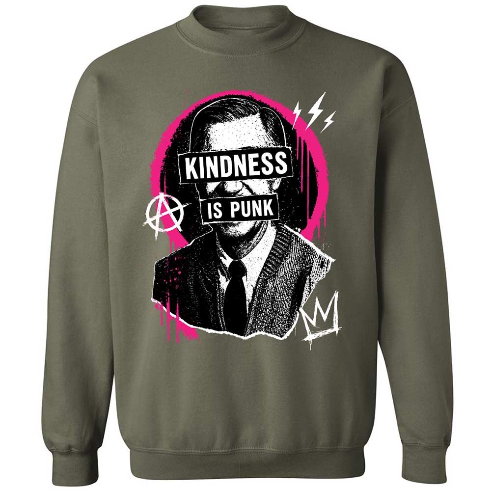 Kindness is Punk - Military Green - 9