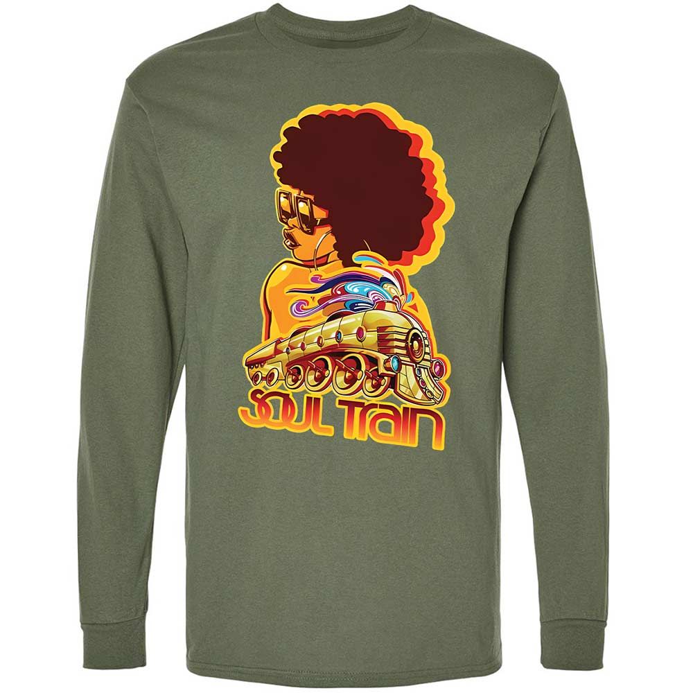 Long Sleeve T-Shirt - 5ES7DQRB - Military Green - 9