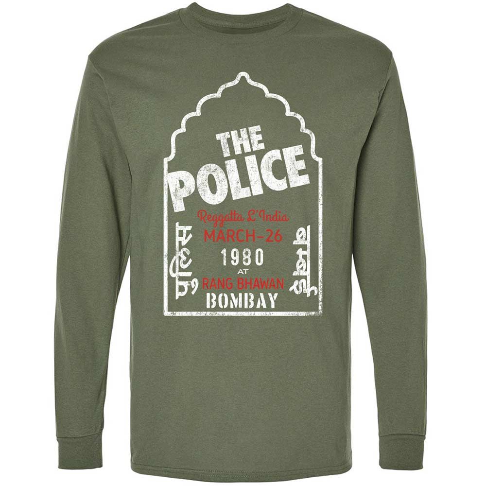 Long Sleeve T-Shirt - VSK9RYXB - Military Green - 9