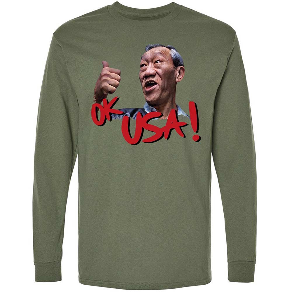 Long Sleeve T-Shirt - FQNW5YJJ - Military Green - 9