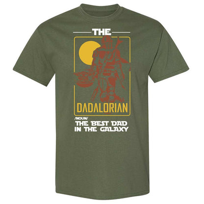 The Dadalorian The Best Dad In The Galaxy - Military Green - 9