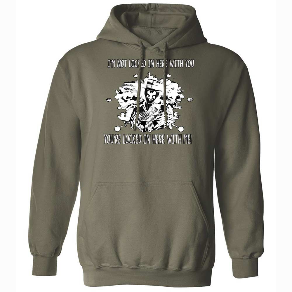I'm not locked in here with you - Military Green - 9