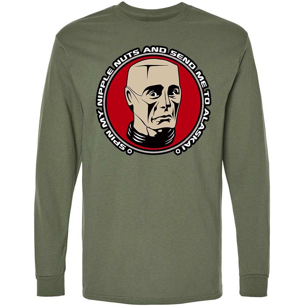 Long Sleeve T-Shirt - 1XEG5315 - Military Green - 9