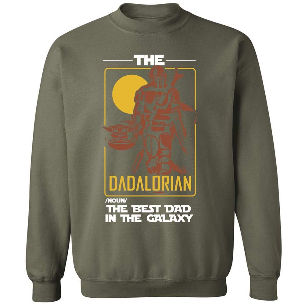 The Dadalorian The Best Dad In The Galaxy - Military Green - 9