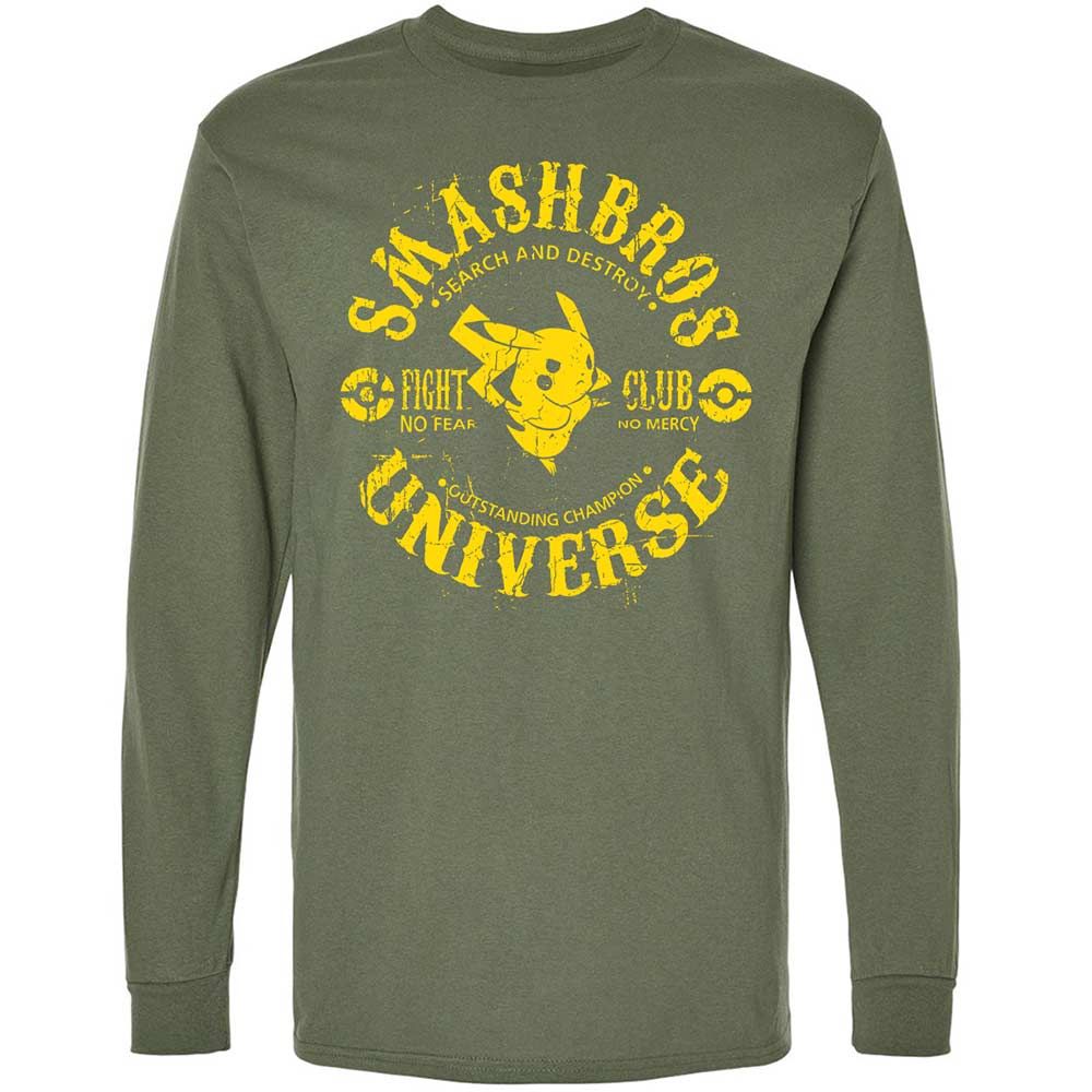 Long Sleeve T-Shirt - C2CP6DWS - Military Green - 9