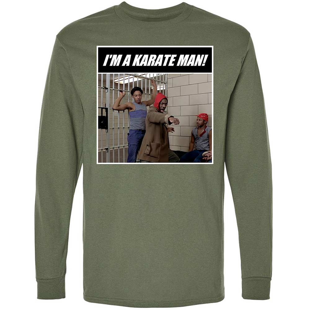 Long Sleeve T-Shirt - 3UV2EK5N - Military Green - 9