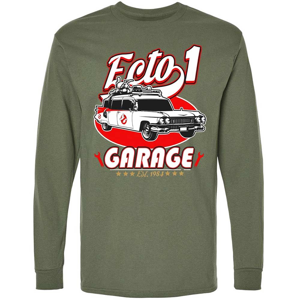 Long Sleeve T-Shirt - N7M2YNFR - Military Green - 9