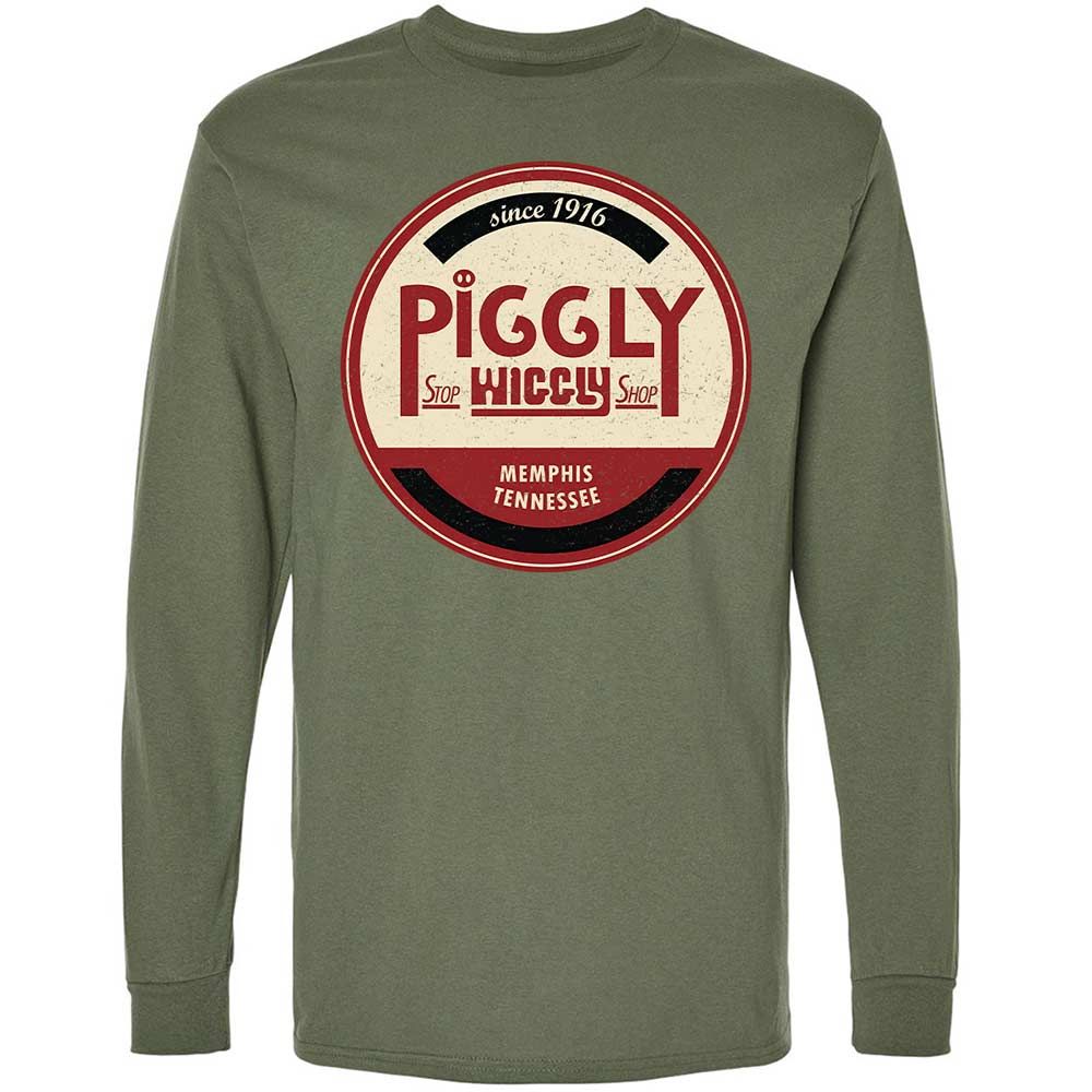 Long Sleeve T-Shirt - 7AB5RR2A - Military Green - 9