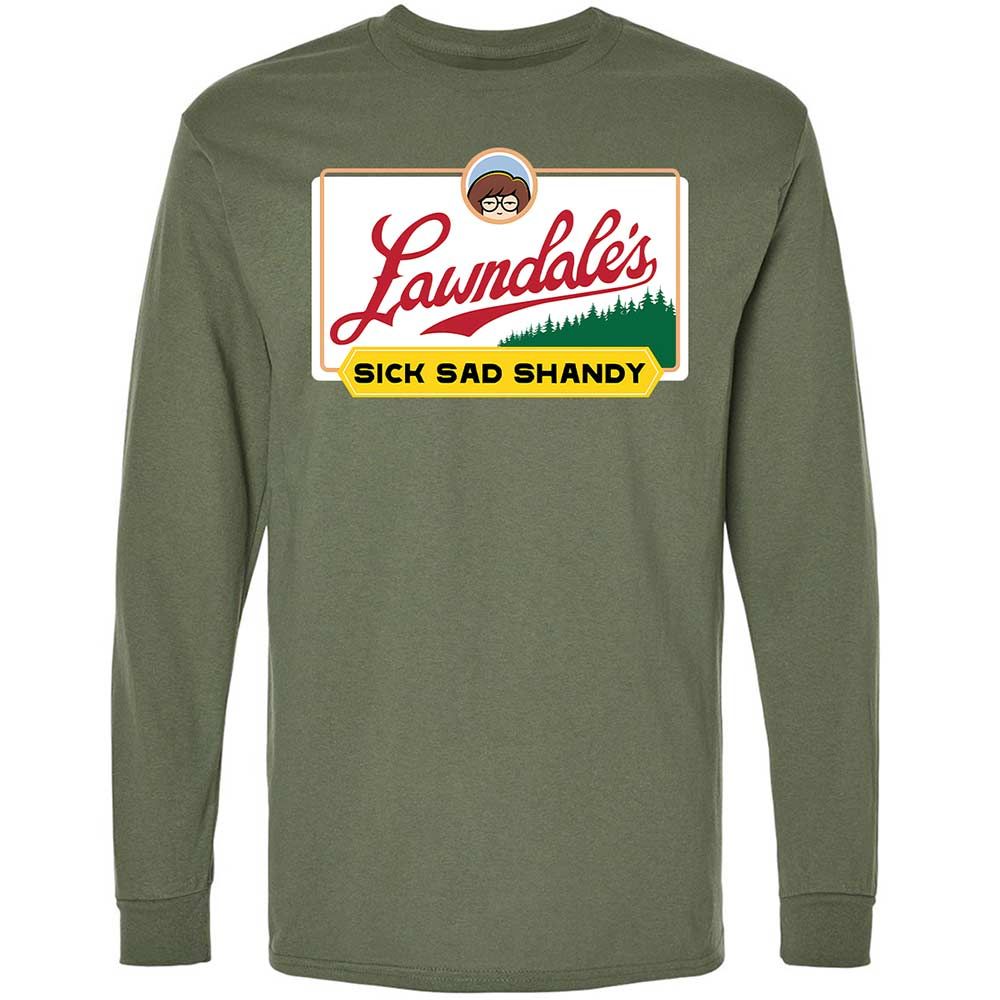 Long Sleeve T-Shirt - ABATL9HB - Military Green - 9