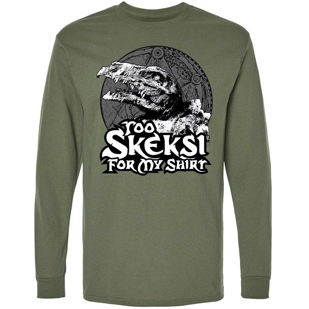 Long Sleeve T-Shirt - GR6HVFYQ - Military Green - 9