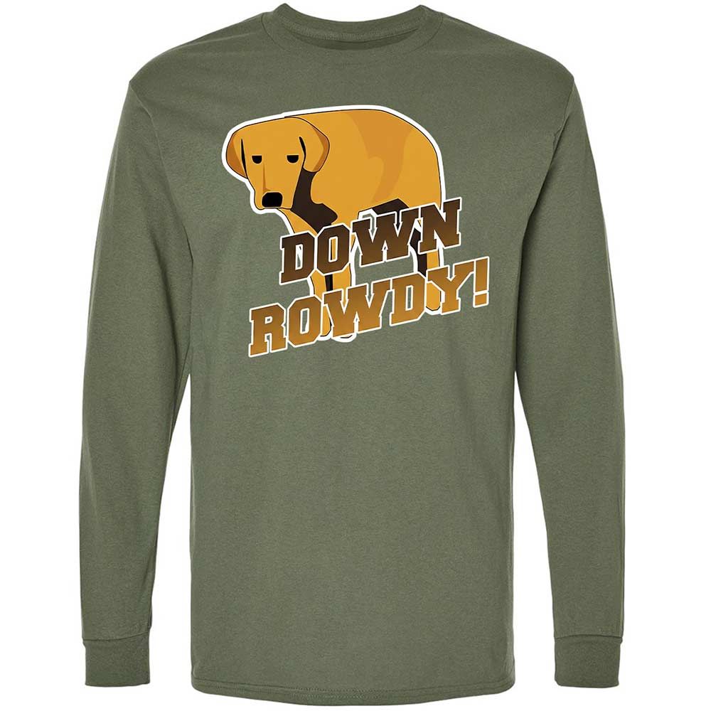 Long Sleeve T-Shirt - SD38CA9Q - Military Green - 9