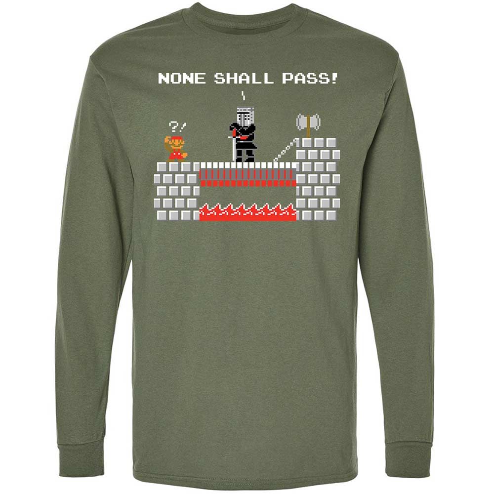 No Plumbers Shall Pass - Military Green - 9