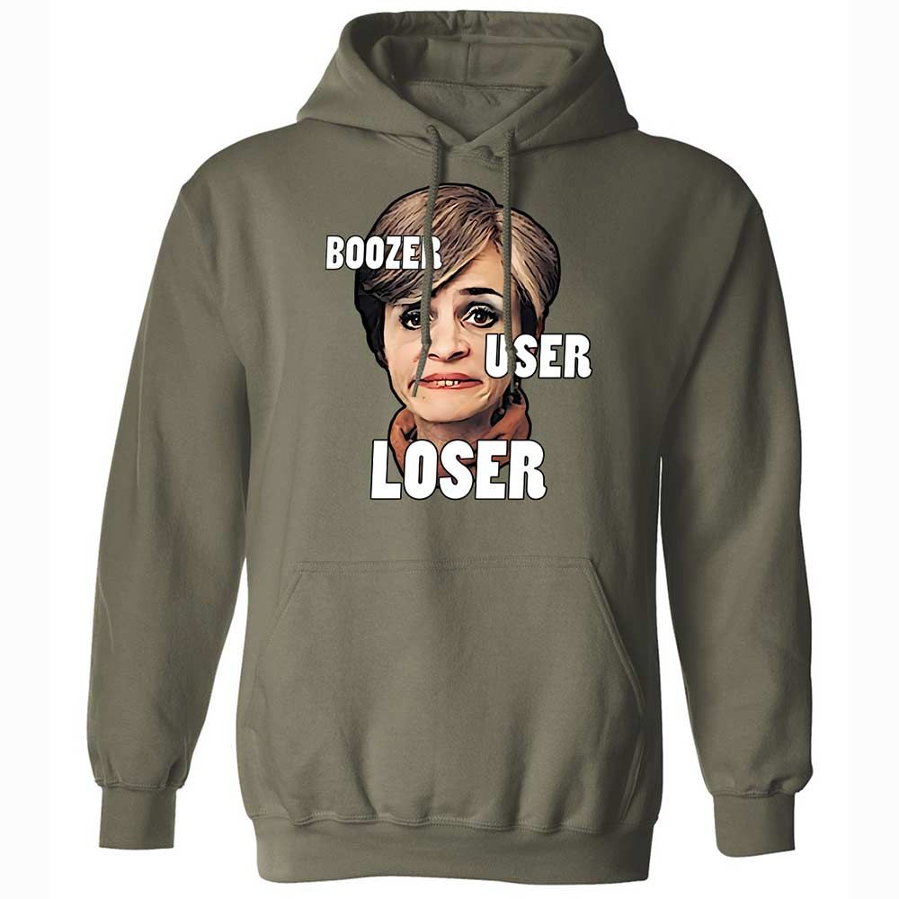 I was a boozer, a user, and a loser - Military Green - 9