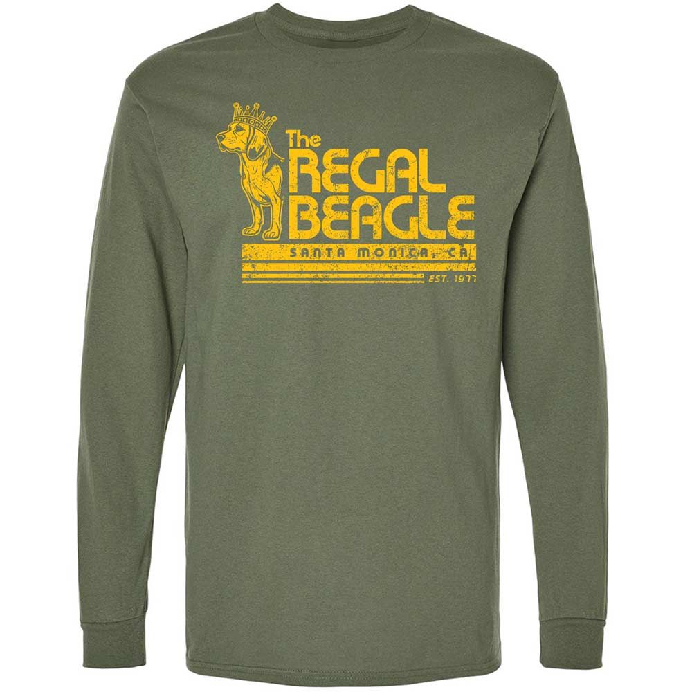 Long Sleeve T-Shirt - YB4FYL88 - Military Green - 9