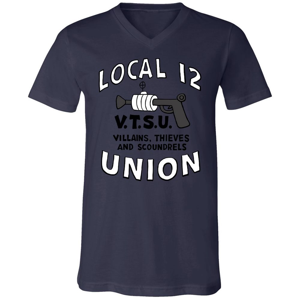 Unisex V-Neck T-Shirt - 9Z258ZLV - Navy - 9