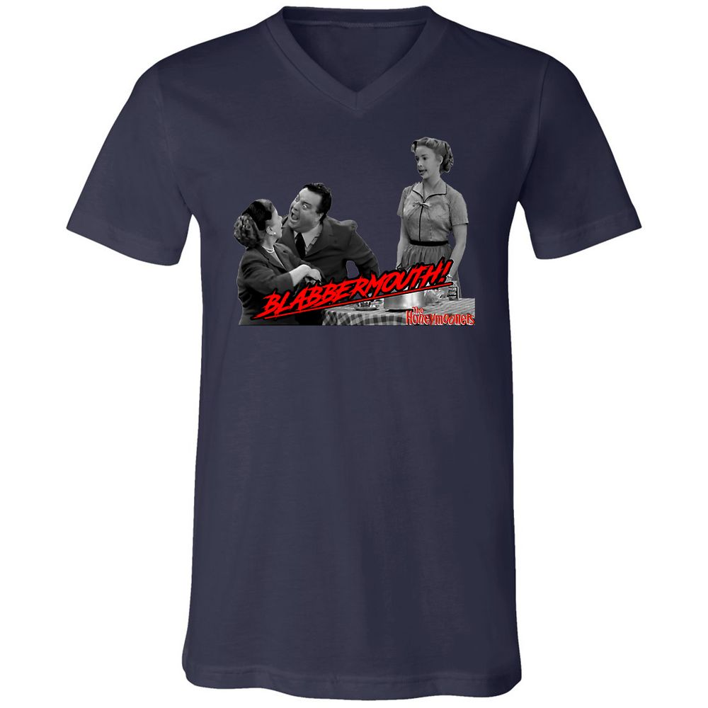 Unisex V-Neck T-Shirt - SEV29JN2 - Navy - 9
