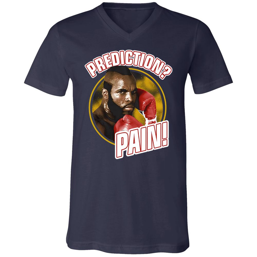 Unisex V-Neck T-Shirt - CCSXLU9P - Navy - 9