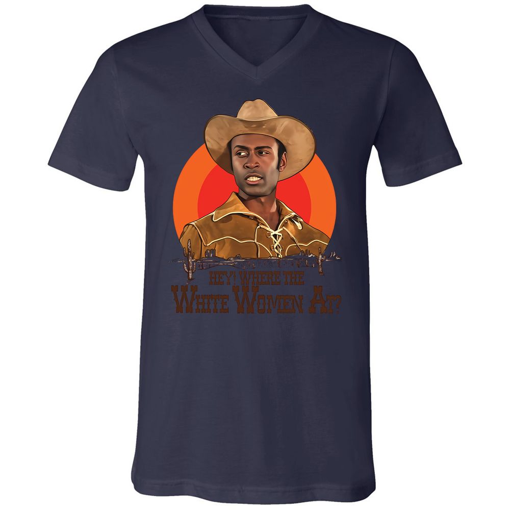 Unisex V-Neck T-Shirt - 3L811JBC - Navy - 9
