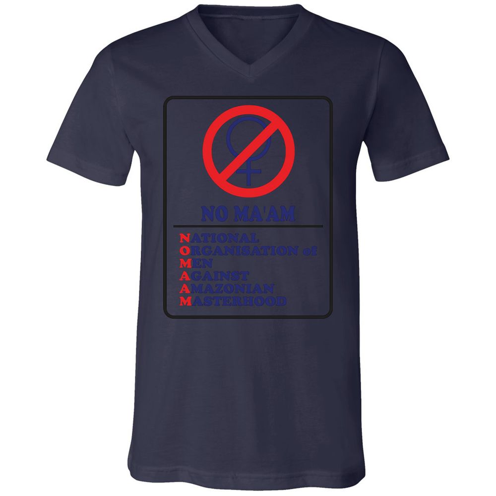 Unisex V-Neck T-Shirt - 324R1Q4L - Navy - 9