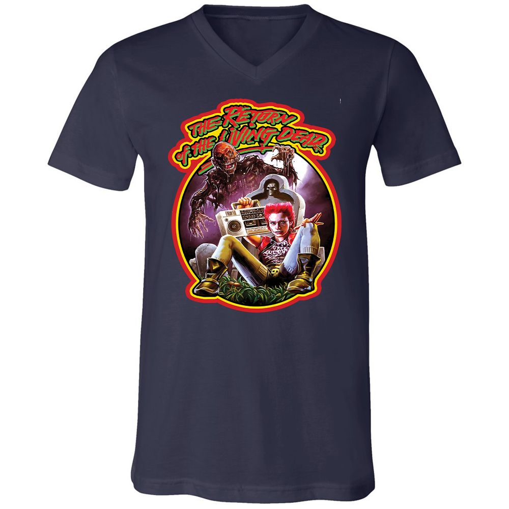 Unisex V-Neck T-Shirt - MDAP8UTN - Navy - 9