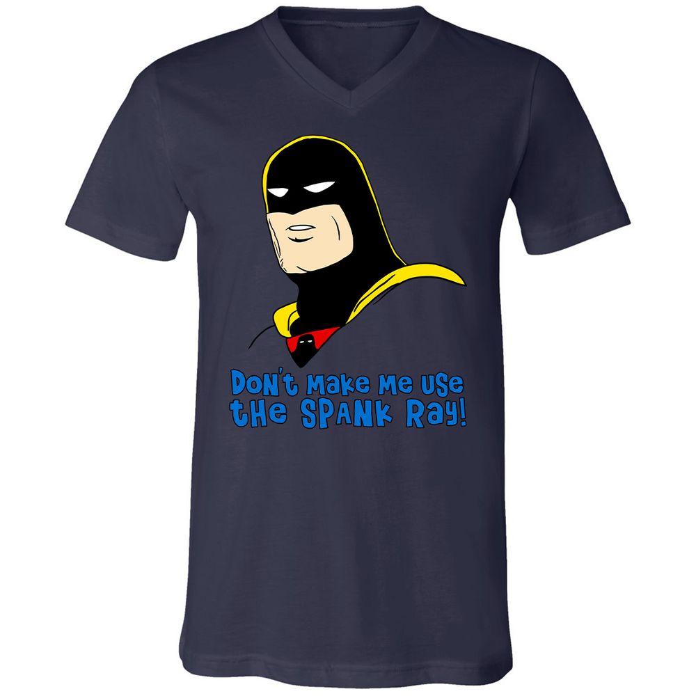 Unisex V-Neck T-Shirt - 627JNRCQ - Navy - 9