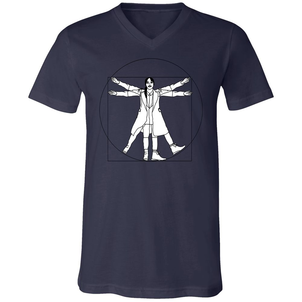 Vitruvian Philomena Cunk - Cunk on Earth - Navy - 9