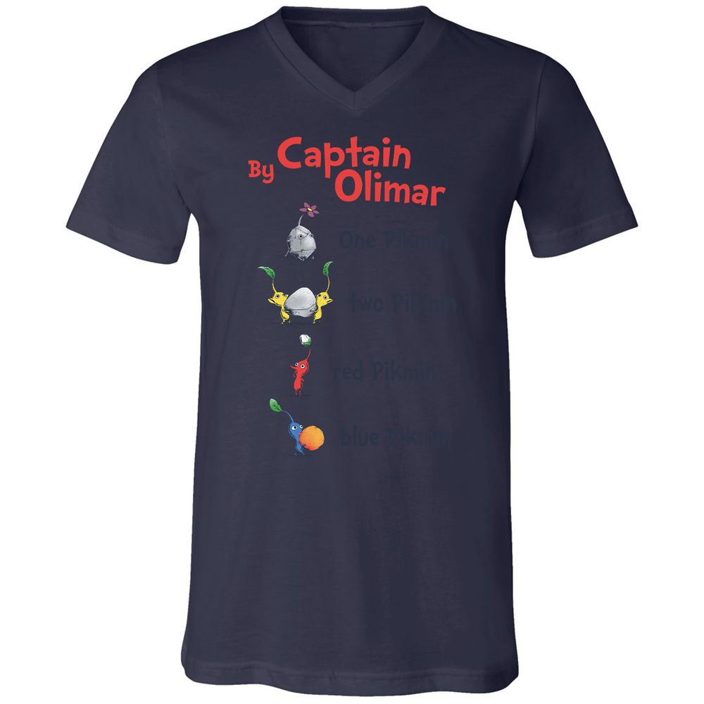 Unisex V-Neck T-Shirt - KH8FSEPL - Navy - 9