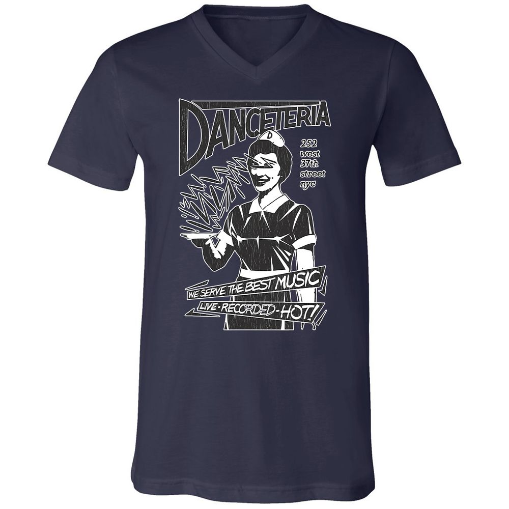 Unisex V-Neck T-Shirt - S95XHMPV - Navy - 9
