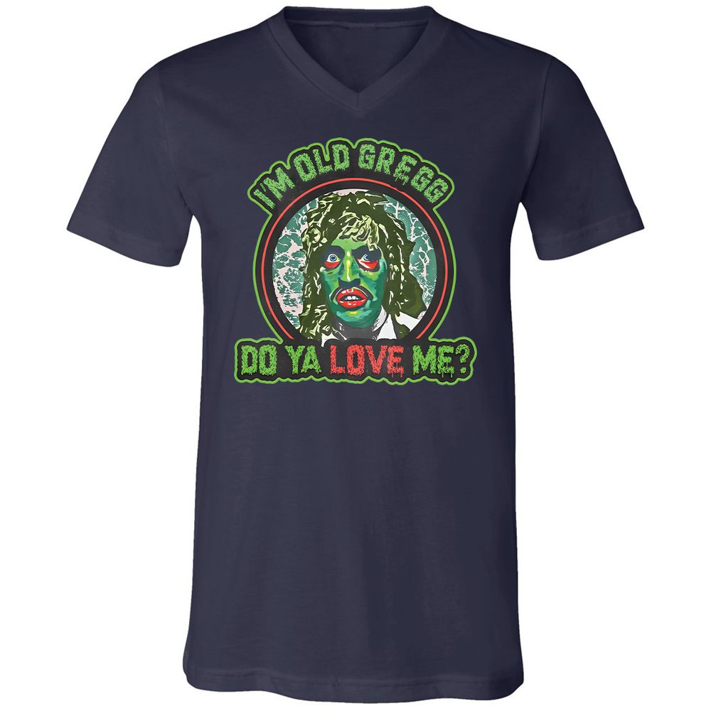 Unisex V-Neck T-Shirt - C1CJ1SWA - Navy - 9