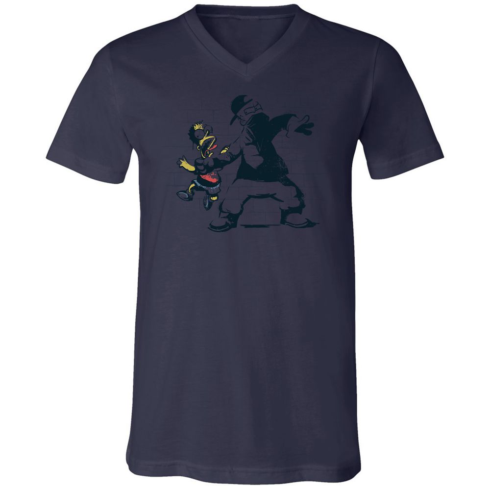 Unisex V-Neck T-Shirt - 9ZJKJMJJ - Navy - 9