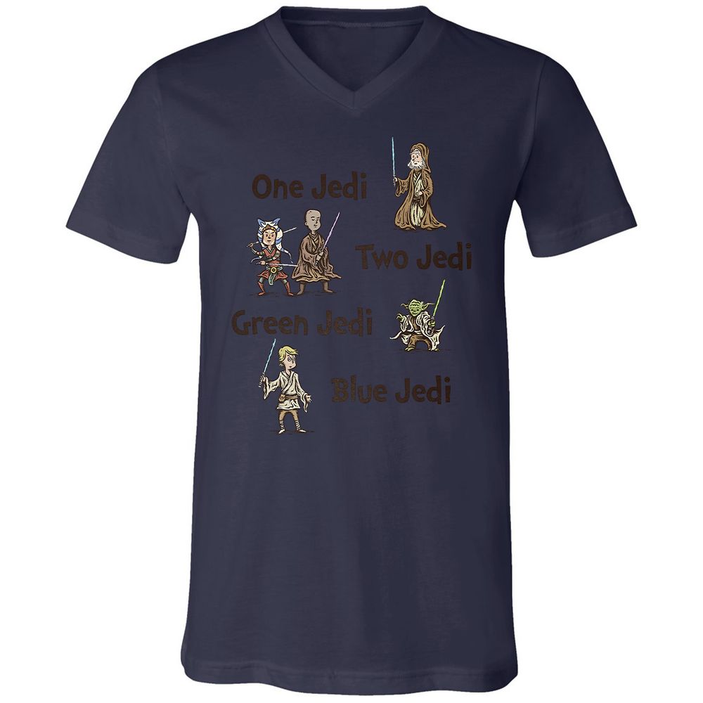 Unisex V-Neck T-Shirt - 6KPWVS2Z - Navy - 9