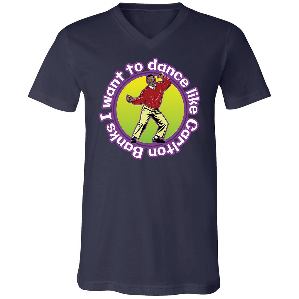 Unisex V-Neck T-Shirt - MVUTX6N8 - Navy - 9
