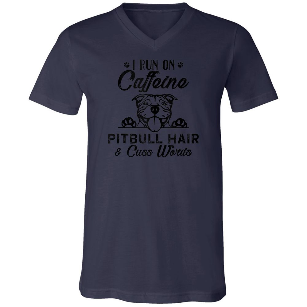 Unisex V-Neck T-Shirt - 9BL9M7BR - Navy - 9