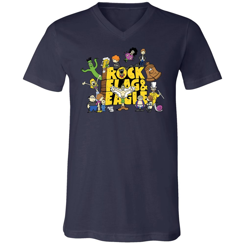 Unisex V-Neck T-Shirt - G2UG4R2C - Navy - 9