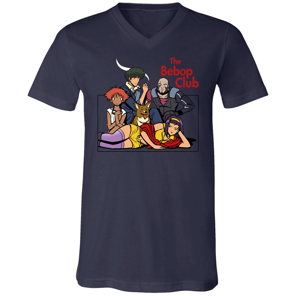 Unisex V-Neck T-Shirt - 4U4R919Z - Navy - 9