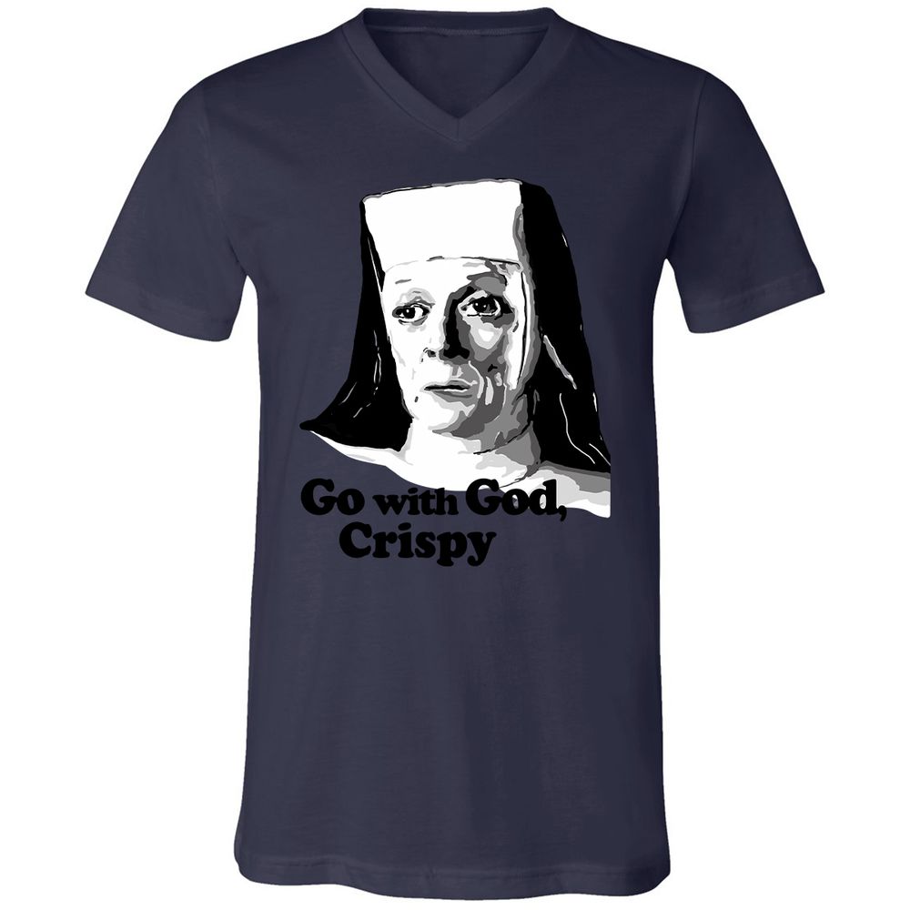 Unisex V-Neck T-Shirt - VFBUVKW9 - Navy - 9